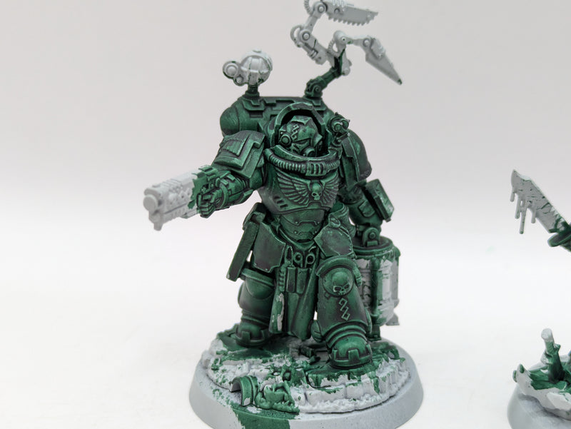 Warhammer 40k: Space Marines Dark Angels Biologis and Phobo Lieutenant (AZ103)