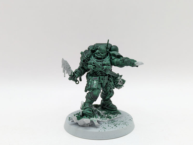 Warhammer 40k: Space Marines Dark Angels Biologis and Phobo Lieutenant (AZ103)