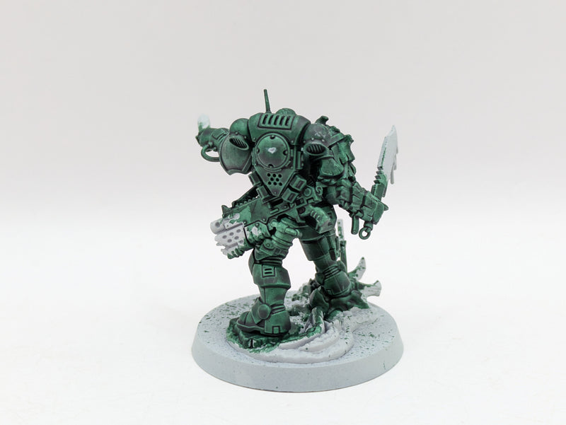 Warhammer 40k: Space Marines Dark Angels Biologis and Phobo Lieutenant (AZ103)