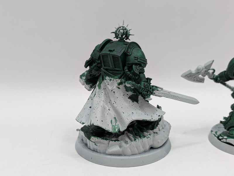 Warhammer 40k: Space Marines Dark Angels Terminator Captain and Librarian (AE098)