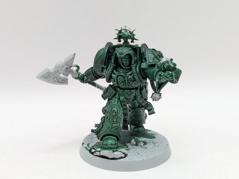 Warhammer 40k: Space Marines Dark Angels Terminator Captain and Librarian (AE098)