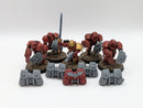 Warhammer 40k: Space Marines Blood Angels Assault Marines and Captain (AD035)