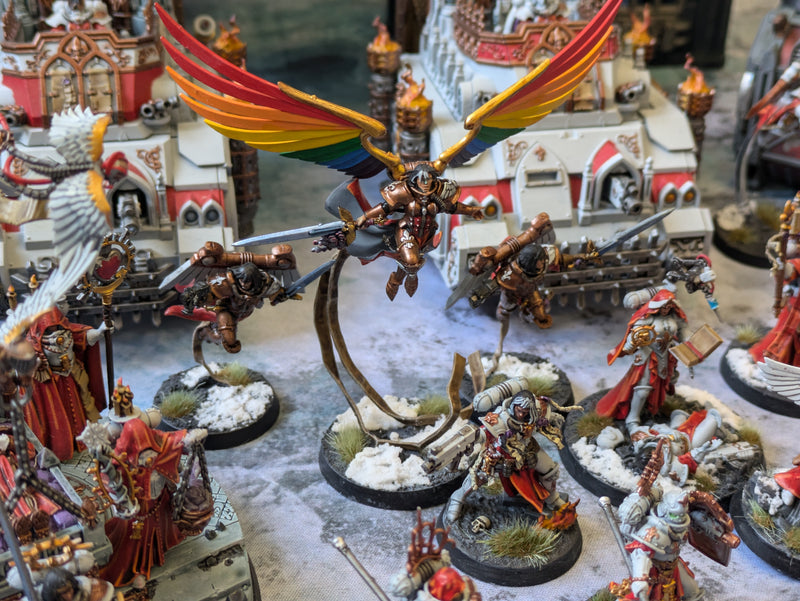 Warhammer 40k: LARGE Adepta Sororitas Army - Well Painted (AB456)