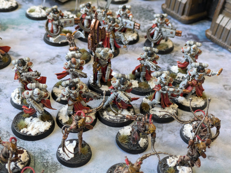 Warhammer 40k: LARGE Adepta Sororitas Army - Well Painted (AB456)