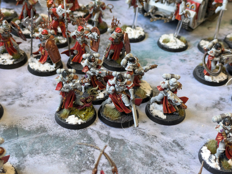 Warhammer 40k: LARGE Adepta Sororitas Army - Well Painted (AB456)