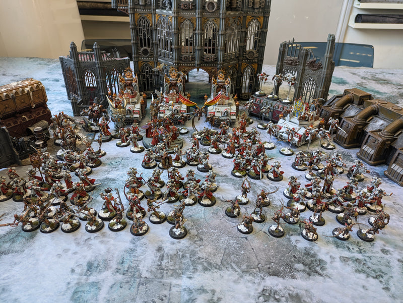 Warhammer 40k: LARGE Adepta Sororitas Army - Well Painted (AB456)