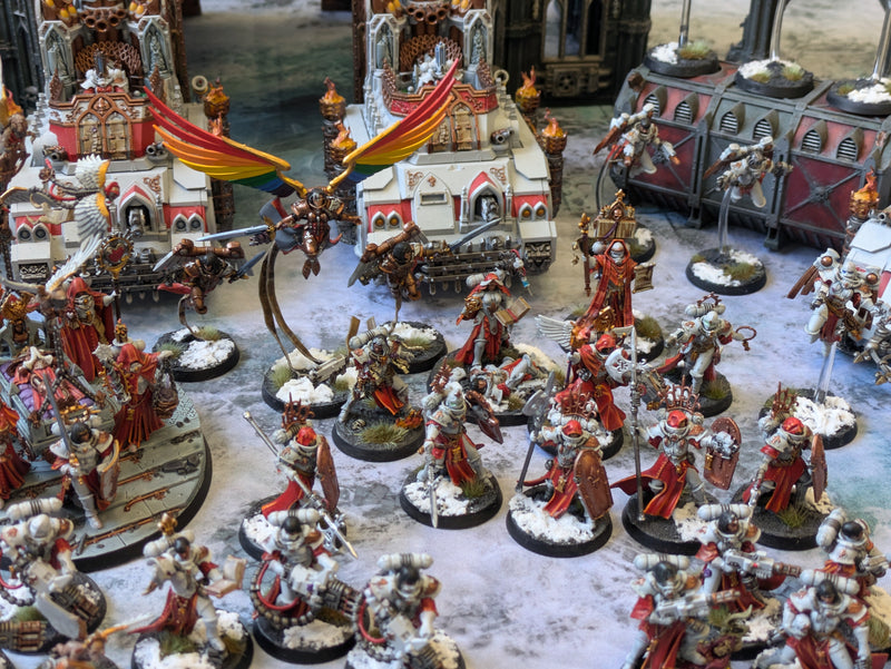 Warhammer 40k: LARGE Adepta Sororitas Army - Well Painted (AB456)