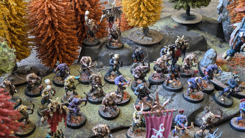 Warhammer Age of Sigmar/Old World: Beautifully Painted Beastmen Army (AB458)