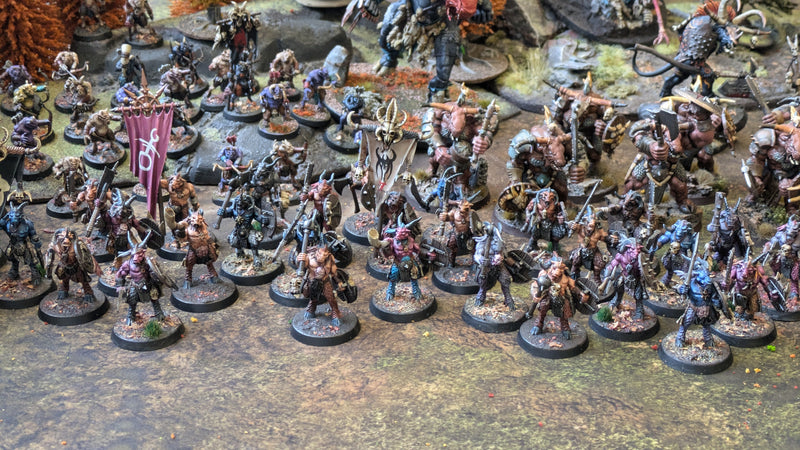 Warhammer Age of Sigmar/Old World: Beautifully Painted Beastmen Army (AB458)