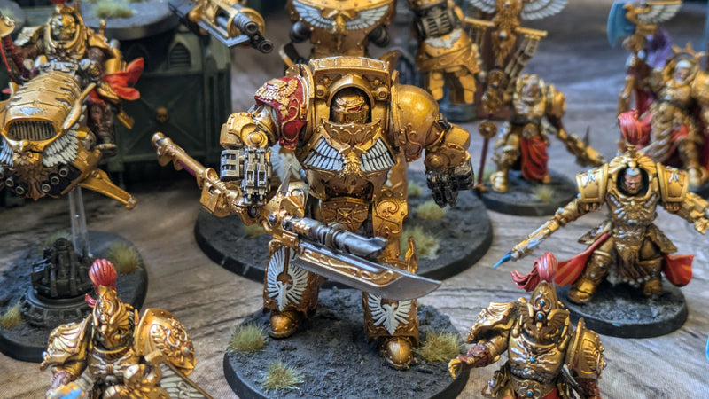 Warhammer 40k: Adeptus Custodes Army - Well Painted (AB457)