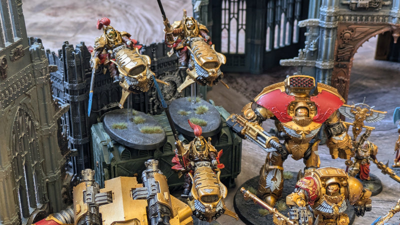 Warhammer 40k: Adeptus Custodes Army - Well Painted (AB457)