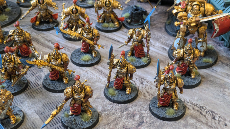 Warhammer 40k: Adeptus Custodes Army - Well Painted (AB457)