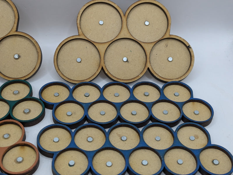 Round Movement Trays for Tabletop Games Warhammer 40k Age of Sigmar Horus Heresy  (BF002)