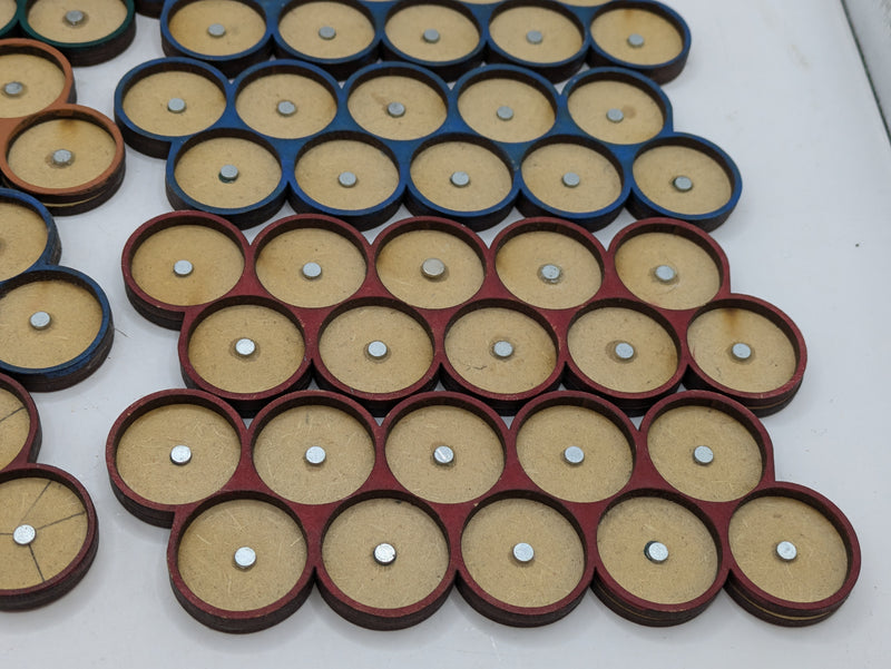 Round Movement Trays for Tabletop Games Warhammer 40k Age of Sigmar Horus Heresy  (BF002)