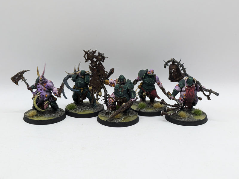 Warhammer Age of Sigmar: Maggotkin of Nurgle Putrid Blightkings - Pro Painted (AH042)