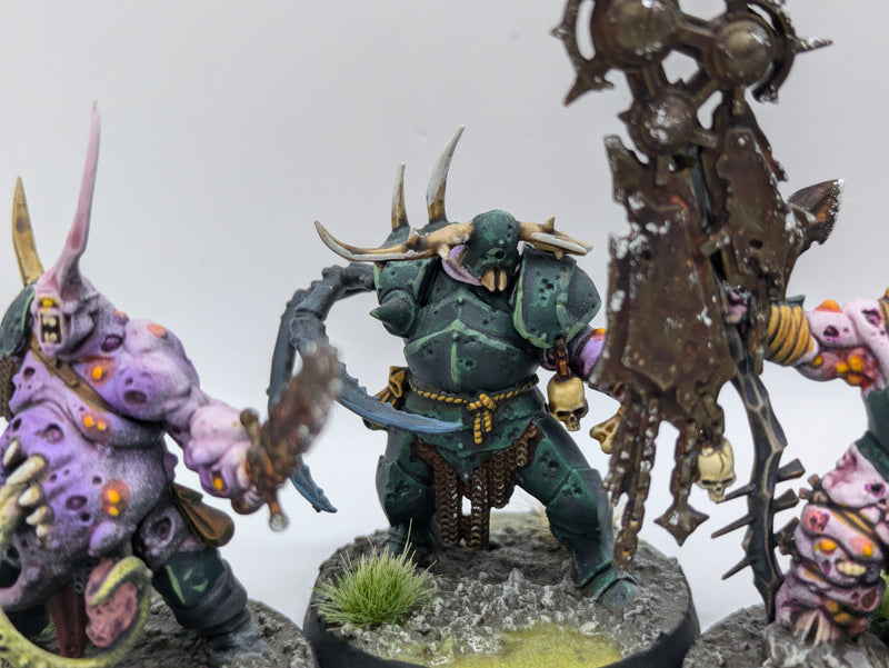 Warhammer Age of Sigmar: Maggotkin of Nurgle Putrid Blightkings - Pro Painted (AH042)