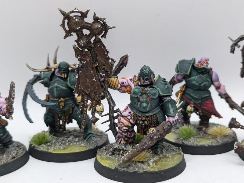 Warhammer Age of Sigmar: Maggotkin of Nurgle Putrid Blightkings - Pro Painted (AH042)