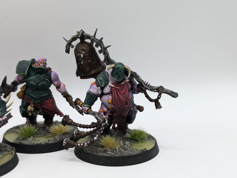 Warhammer Age of Sigmar: Maggotkin of Nurgle Putrid Blightkings - Pro Painted (AH042)