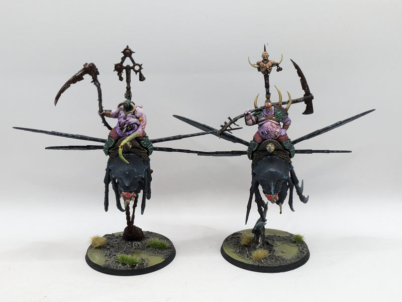 Warhammer Age of Sigmar: Maggotkin of Nurgle Pusgoyle Blightlords - Pro Painted (BF032)