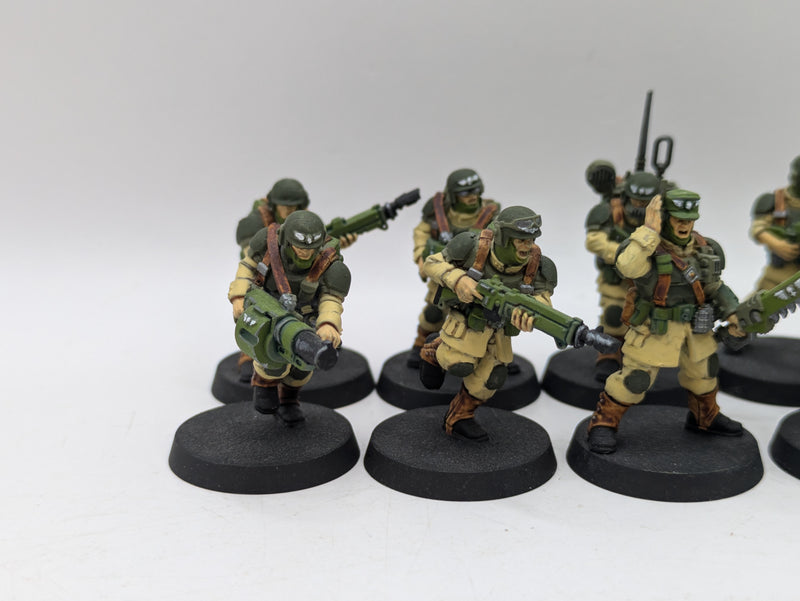 Warhammer 40K: Astra Militarum Cadian Shock Troops - Well Painted (AZ069)