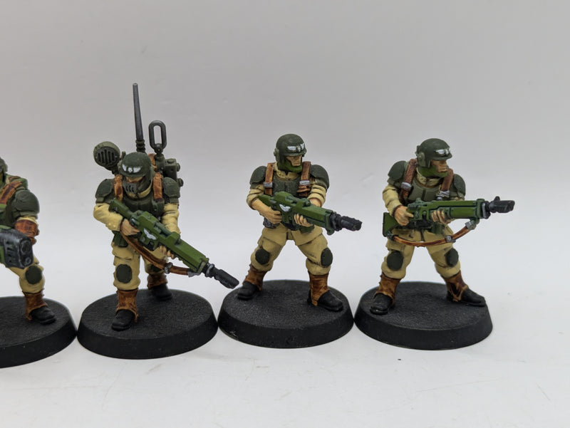 Warhammer 40K: Astra Militarum Cadian Shock Troops - Well Painted (AZ069)