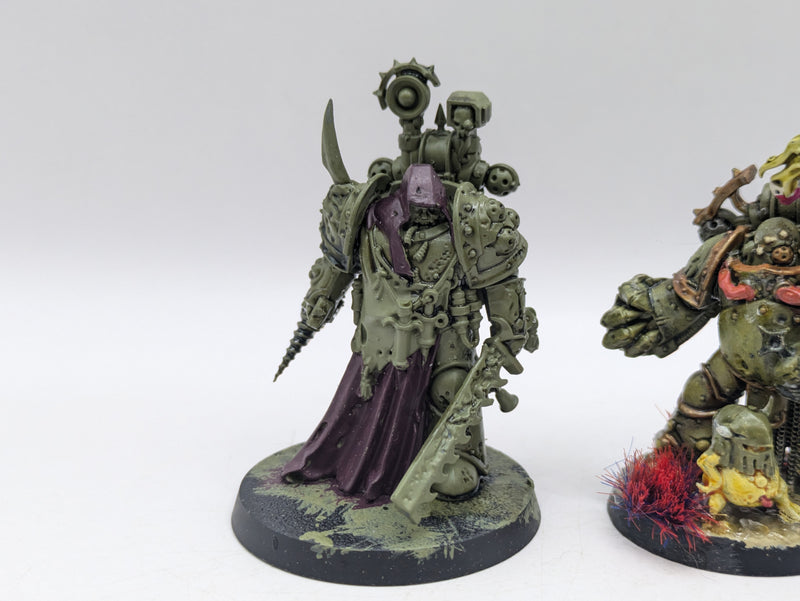 Warhammer 40k: Death Guard Nauseous Rotbone, Foul Blightspawn and Champion (BC099)