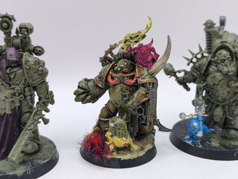 Warhammer 40k: Death Guard Nauseous Rotbone, Foul Blightspawn and Champion (BC099)