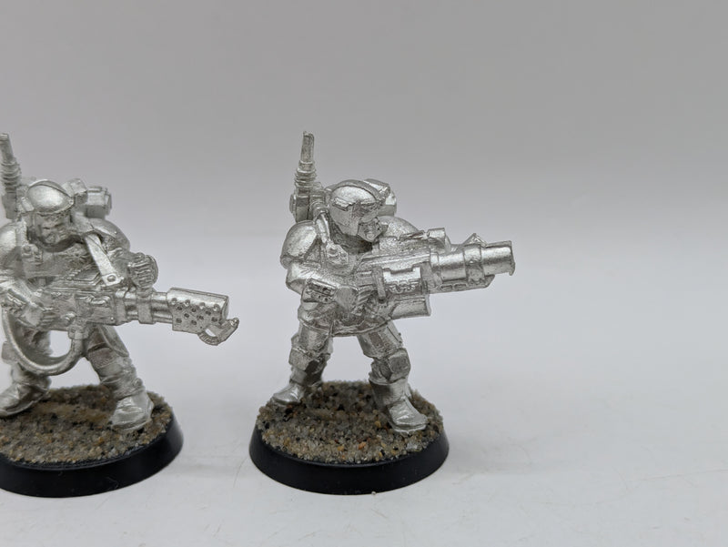 Warhammer 40k: Astra Militarum Metal Kasrkin Flamer and Grenade Launcher (AE093)