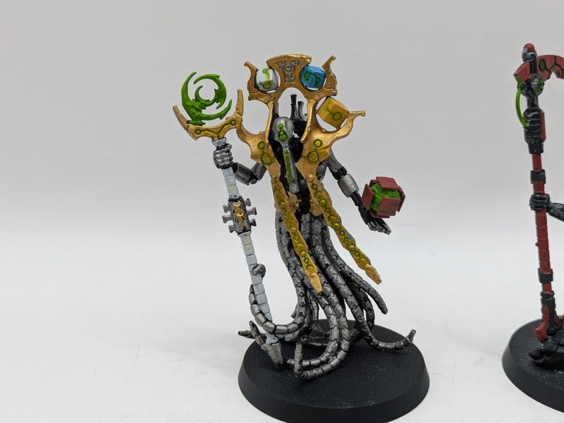 Warhammer 40k: Necron Chronomancer and Overlord (AT031)