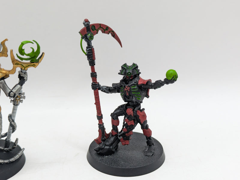 Warhammer 40k: Necron Chronomancer and Overlord (AT031)