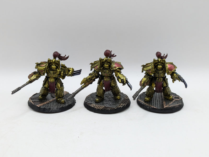 Warhammer 40k: Adeptus Custodes Aquilon Terminators with Infernus Firepikes (AW227)