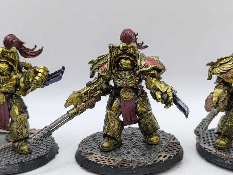 Warhammer 40k: Adeptus Custodes Aquilon Terminators with Infernus Firepikes (AW227)