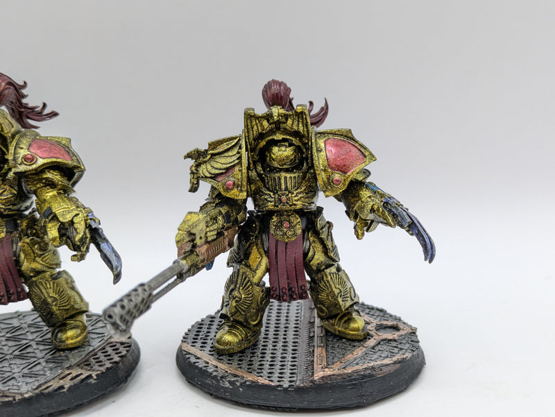 Warhammer 40k: Adeptus Custodes Aquilon Terminators with Infernus Firepikes (AW227)