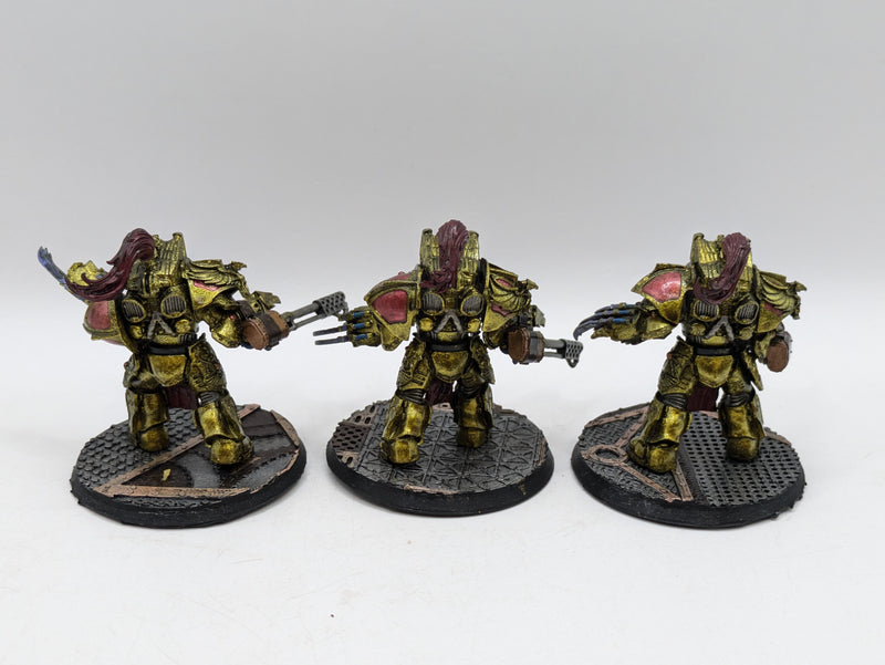 Warhammer 40k: Adeptus Custodes Aquilon Terminators with Infernus Firepikes (AW227)