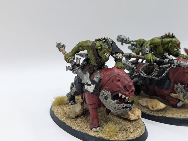 Warhammer 40k: Ork Squighog Boyz and Nob (AX009)