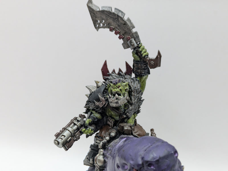 Warhammer 40k: Ork Beastboss on Squigosaur (AX091)