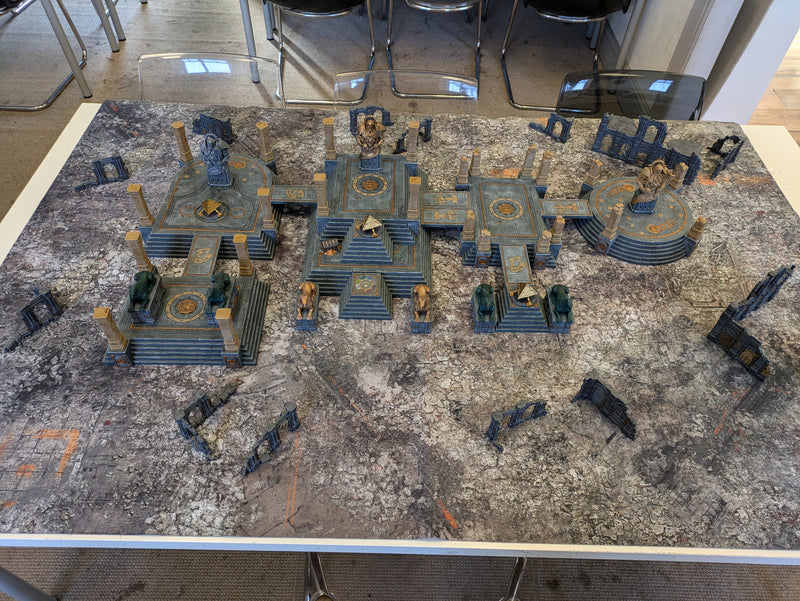 Warhammer Age of Sigmar: Complete Stormvault Terrain Board - Pro Painted (AB732)