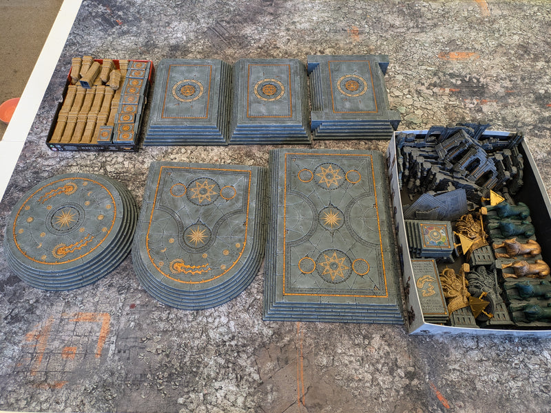 Warhammer Age of Sigmar: Complete Stormvault Terrain Board - Pro Painted (AB732)