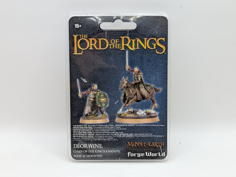 Middle Earth Strategy Battle Game: Rohan Deorwine, Chief of the Kings Knights (AD013)