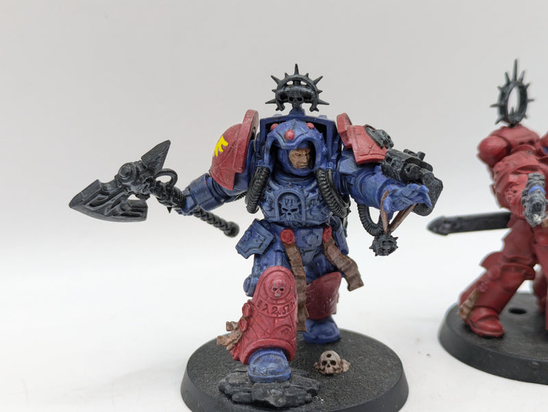 Warhammer 40k: Space Marine Blood Angels Terminator Librarian and Lieutenant (AE082)