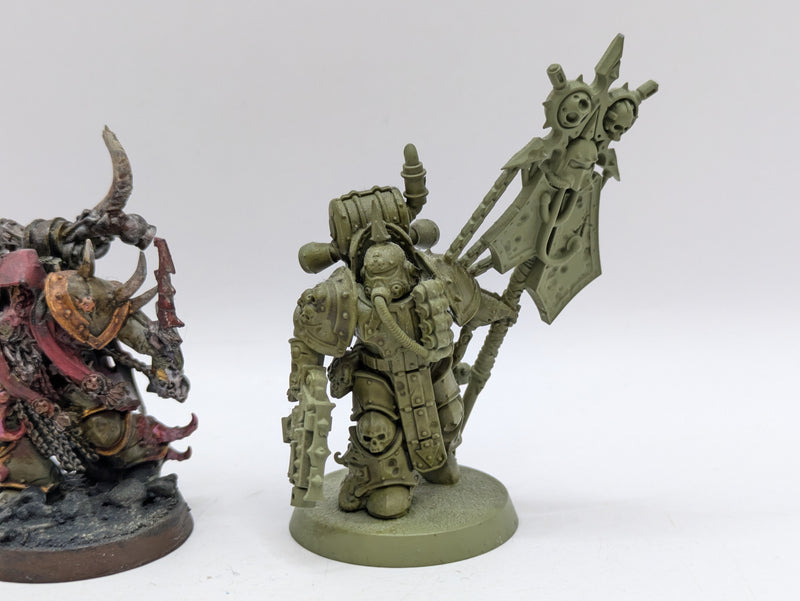 Warhammer 40k: Death Guard Champion and Icron Bearer (AW075)