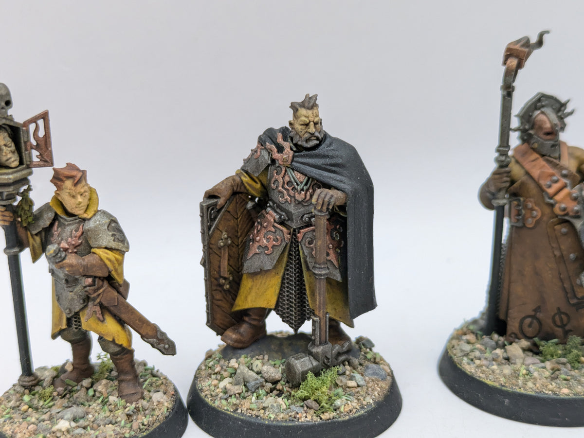 Warhammer – Freeguild Marshal And Relic Envoy – Figurine Peinte Sur Commande (Armée Everchosen)