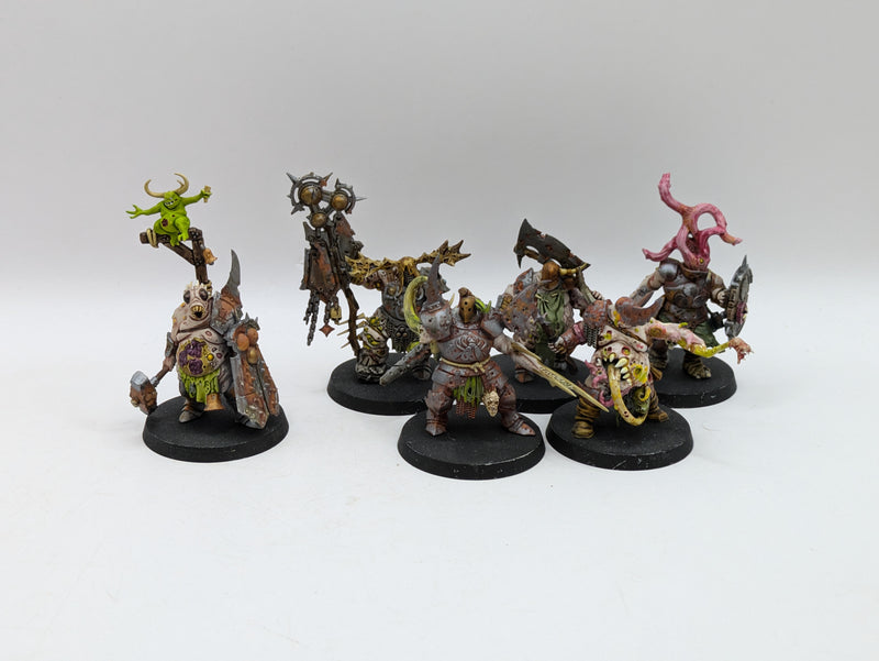 Warhammer Age of Sigmar: Maggotkin of Nurgle Putrid Blightkings and Lord of Blights (AW088)