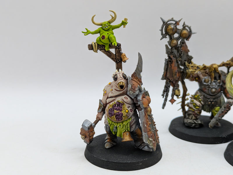 Warhammer Age of Sigmar: Maggotkin of Nurgle Putrid Blightkings and Lord of Blights (AW088)