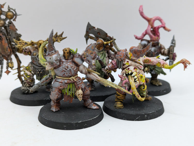 Warhammer Age of Sigmar: Maggotkin of Nurgle Putrid Blightkings and Lord of Blights (AW088)