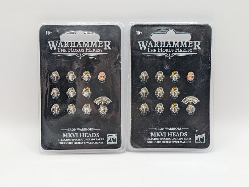 Warhammer Horus Heresy: Space Marines Iron Warriors Head Upgrades (AT031)