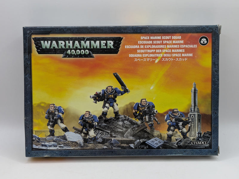 Warhammer 40k: Space Marine Scout Squad - Incomplete (AV606)