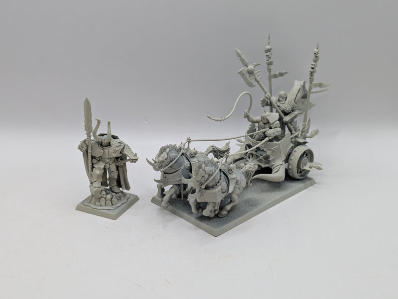 Warhammer The Old World: Warriors of Chaos Lord and Lord on Chariot (AZ092)