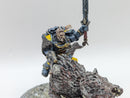 Warhammer 40k: Space Marine Space Wolves Wolf Lord on Thunderwolf (BA050)