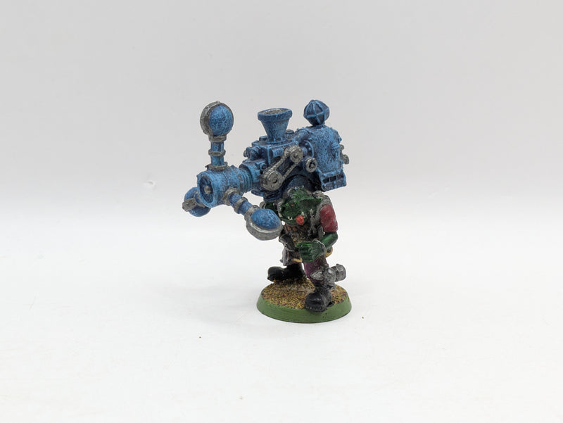 Warhammer 40k: Rogue Trader Metal Space Orks Shokk Attack Gun Mek Boy (AT242)